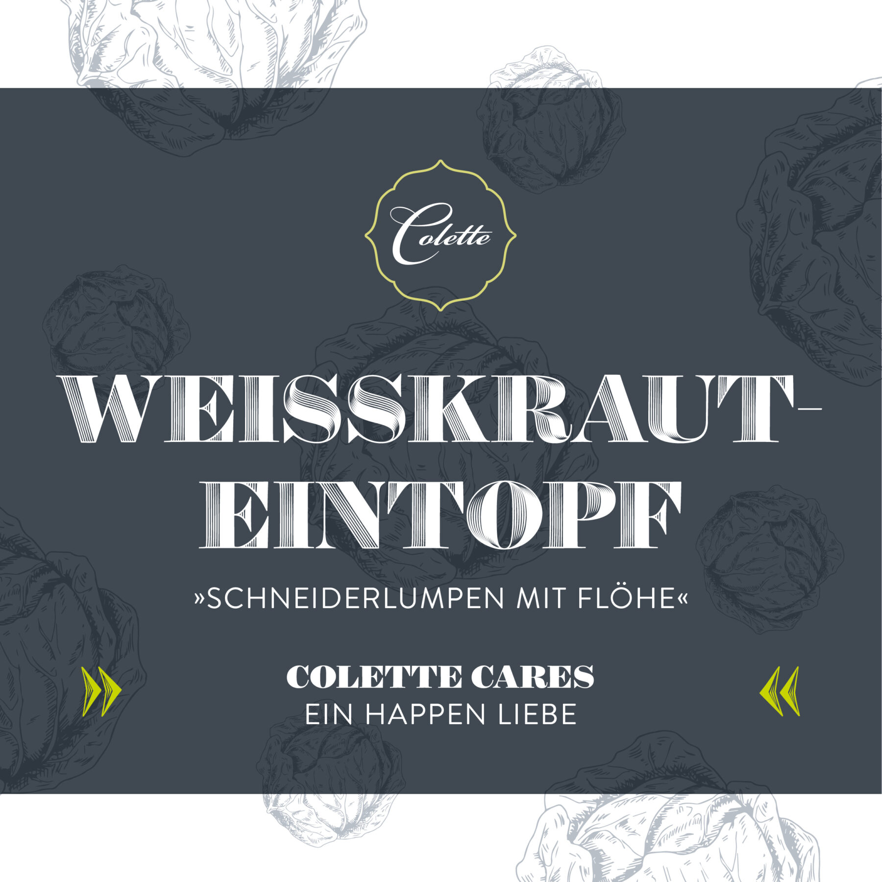 Deckblatt für das Rezept 'Weisskraut-Eintopf' von Colette Cares